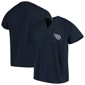 Tennessee Titans Men's Concept Sports Black Scrub Top